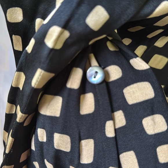 Silk Button Down Shirt Size XS - Picture 6 of 10